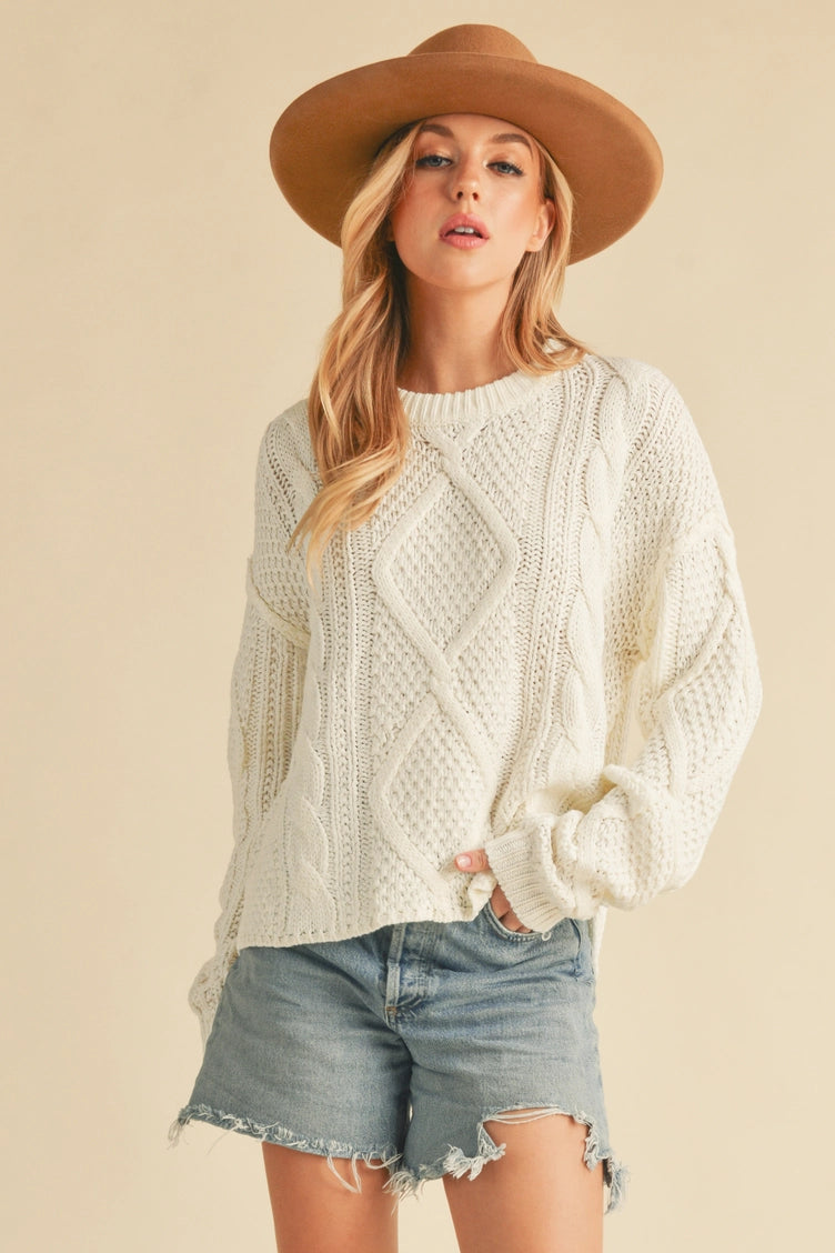 Adela Cable Knit Sweater