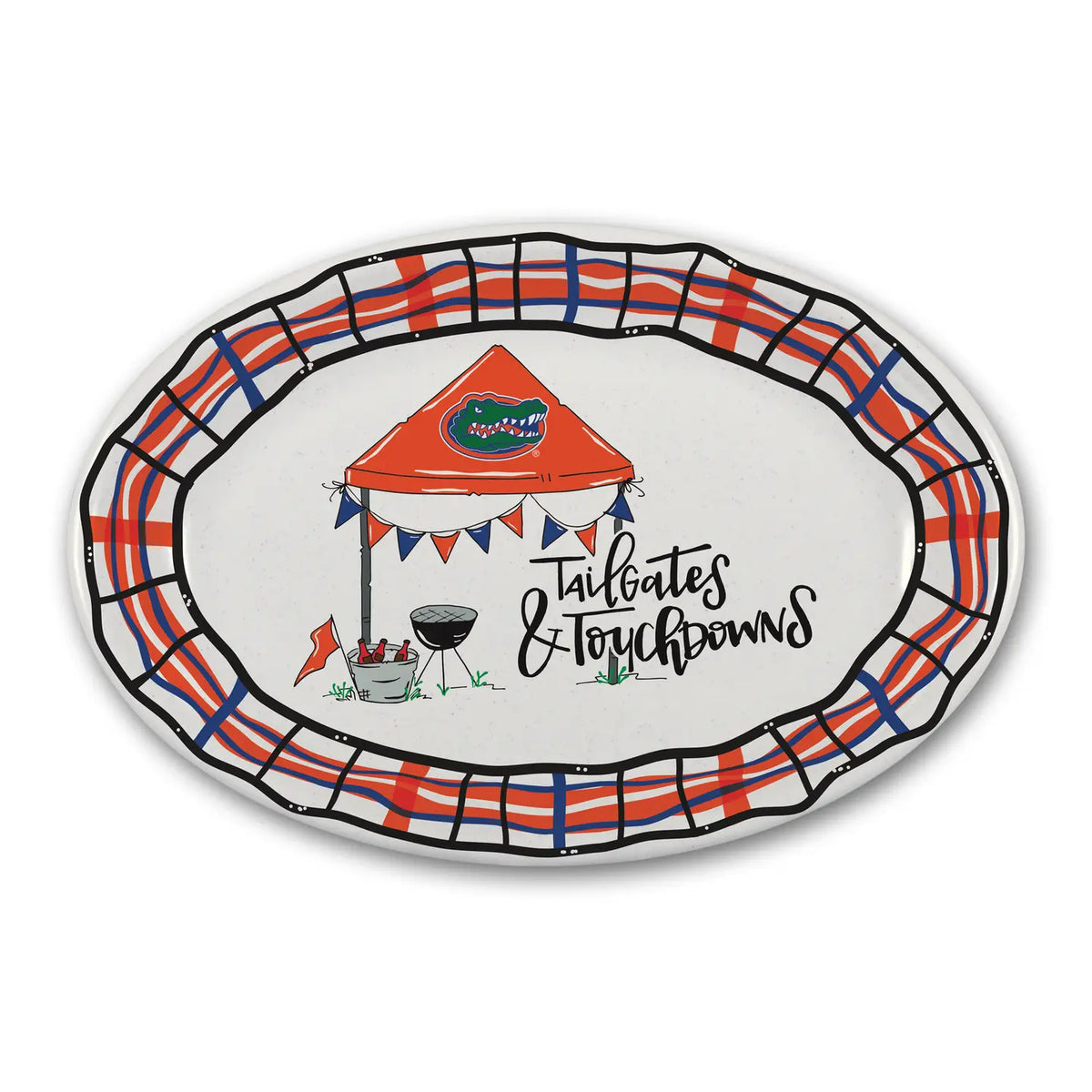 Florida BBQ Oval Platter