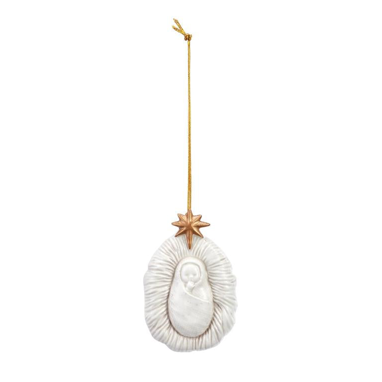 Babe in Manger Ornament
