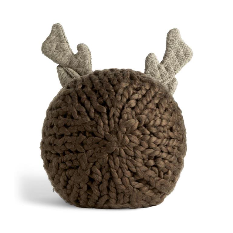 Reindeer Head Pouf