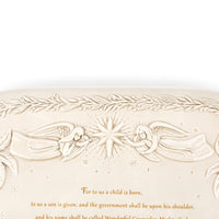 A Child is Born Nativity Platter