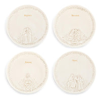 Nativity Appetizer Plates