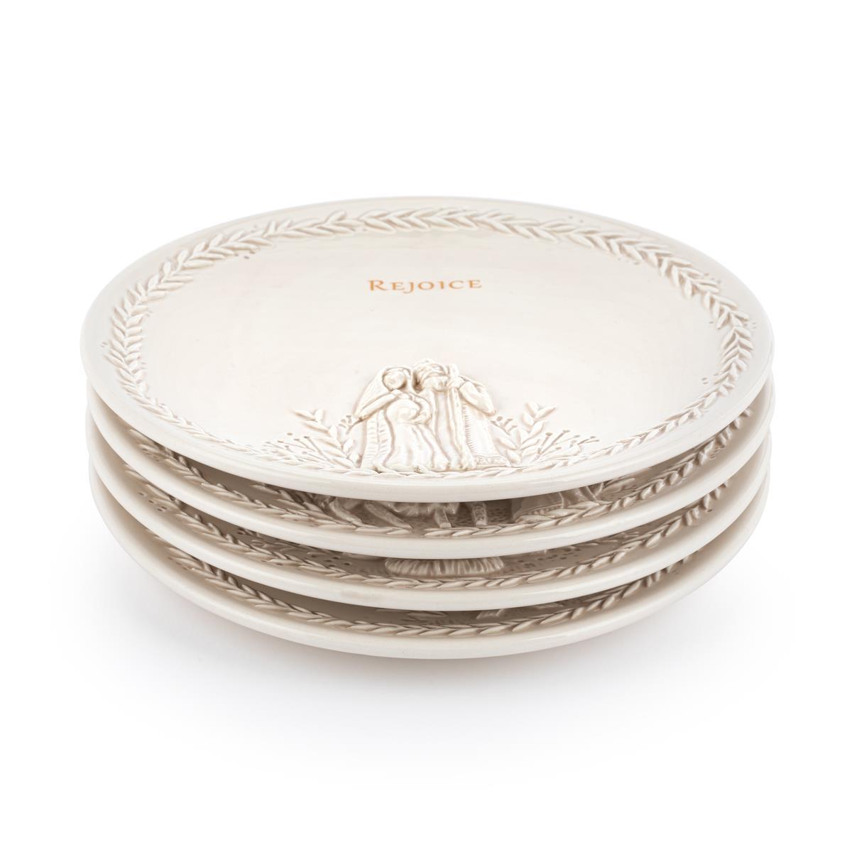 Nativity Appetizer Plates