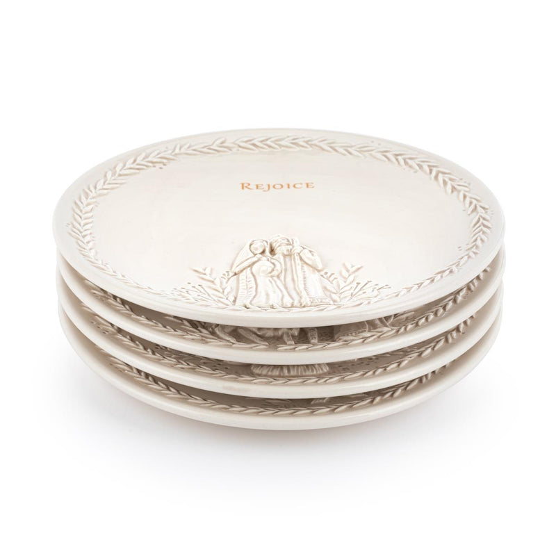 Nativity Appetizer Plates