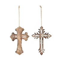 Wood Cross Ornament