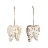 Wood Angel Wing Ornament