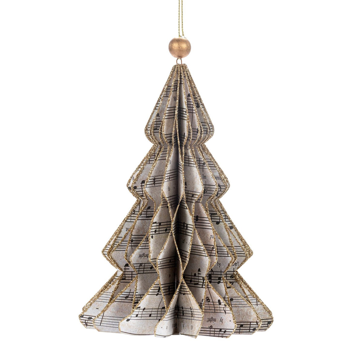 Paper Musical Note Ornament