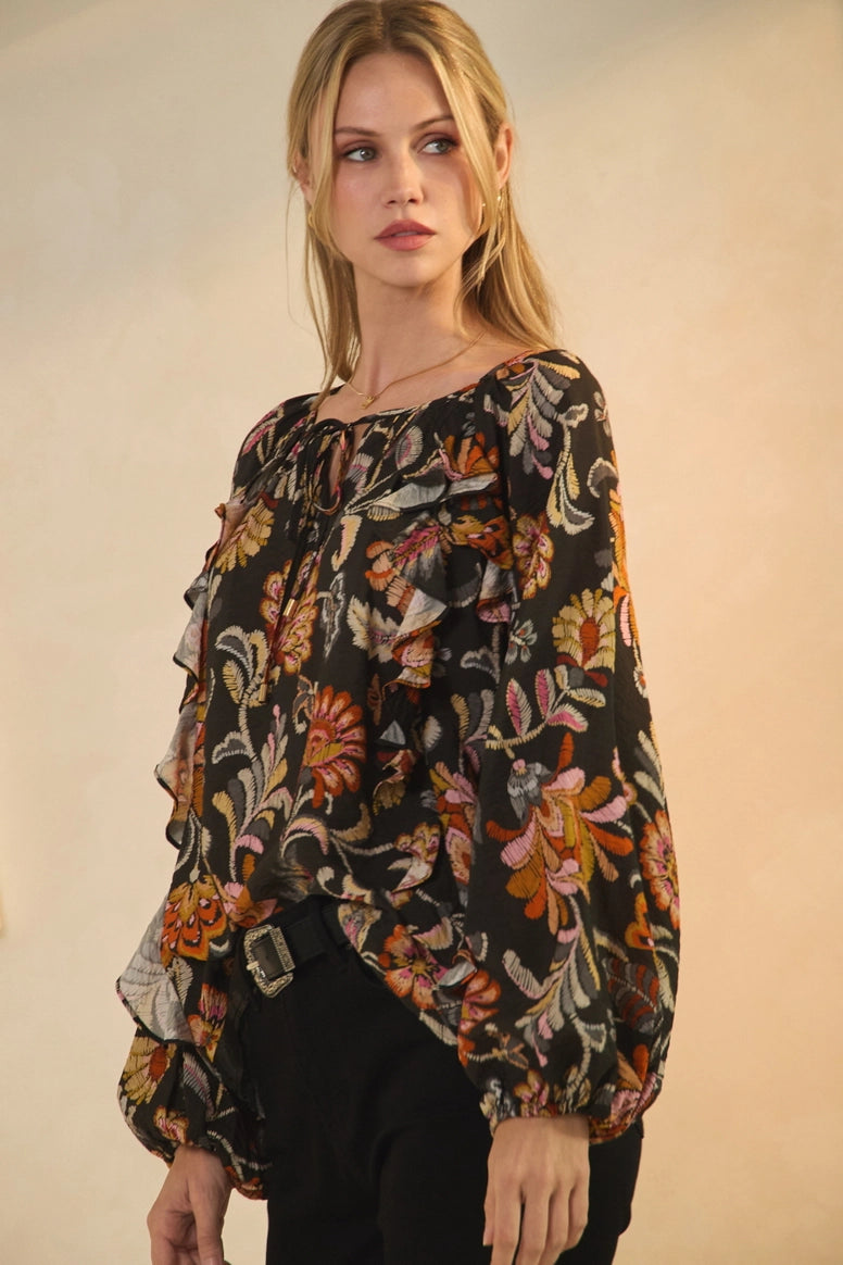 Floral Print Blouse