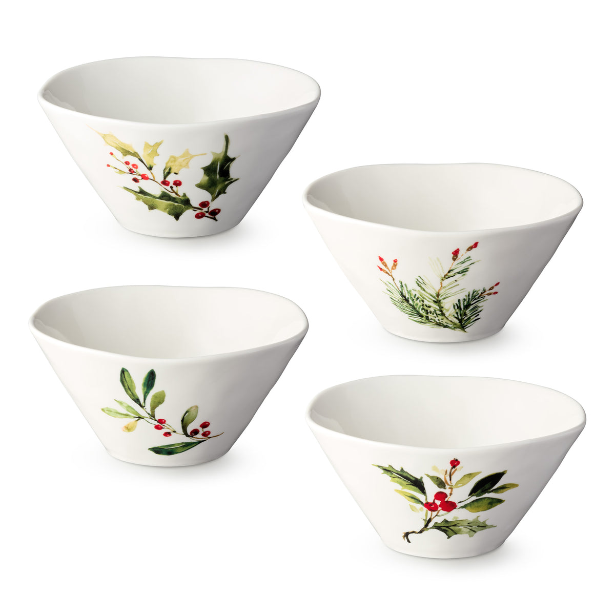 Holly and Vines Ice Cream Bowl