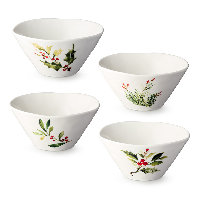 Holly and Vines Ice Cream Bowl