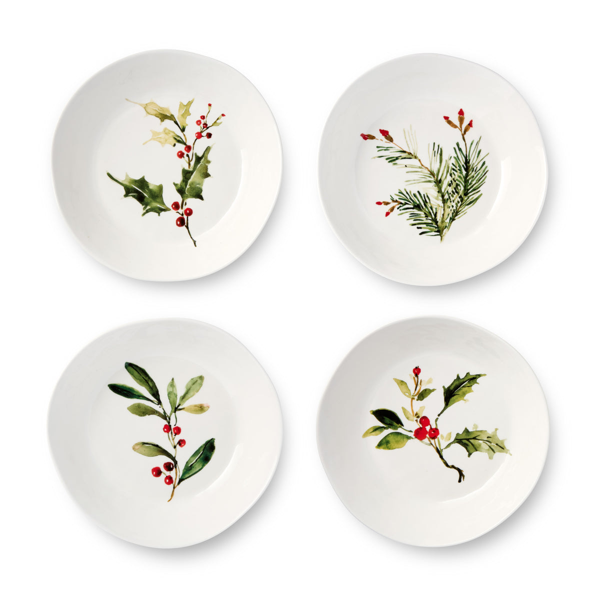 Holly and Vines Dinner Bowl