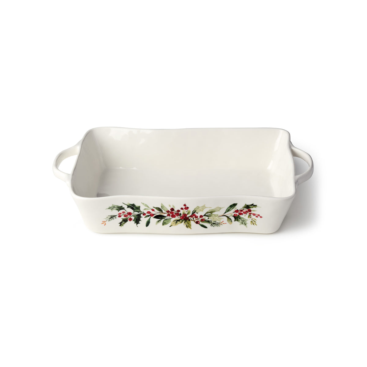Holly and Vines Rectangular Baker