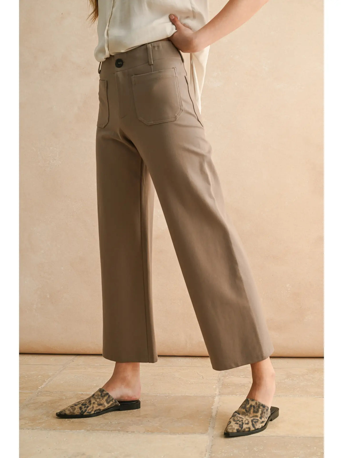 Pocket Front Ponte Pants