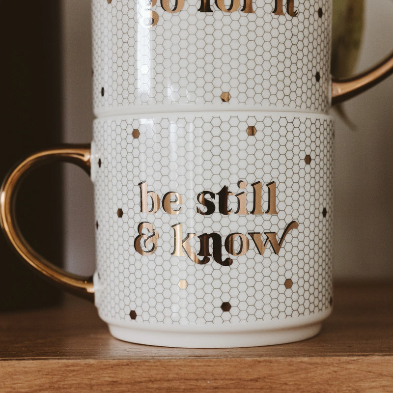 Be Still and Know Tile Mug