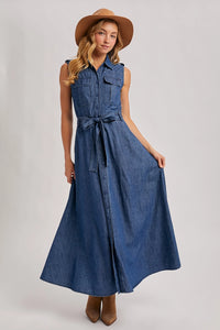 Denim Maxi Dress