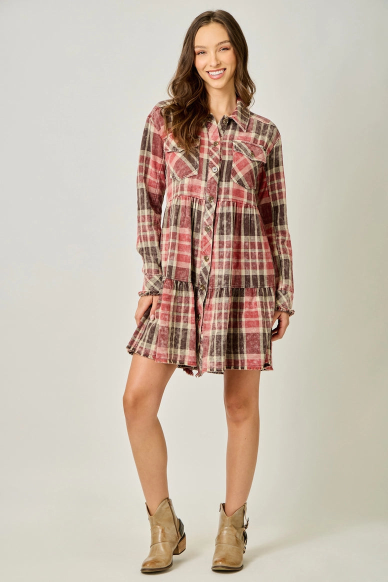 Tiered Coat Dress