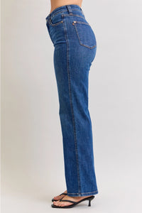 Tummy Control Straight Jeans