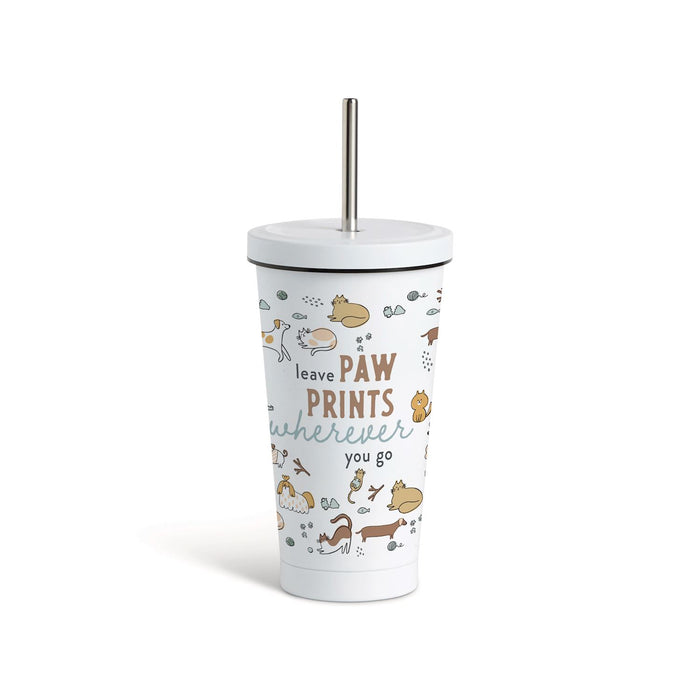 Leave Paw Prints Tumbler