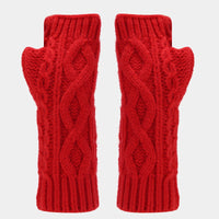 Fingerless Knit Gloves