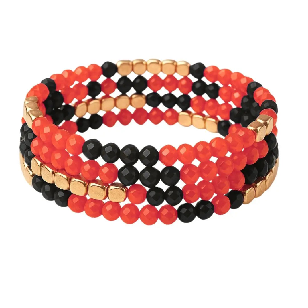 Game Day Beaded Bracelet