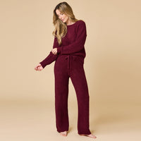 Marshmallow Waffle Boatneck Lounge Set