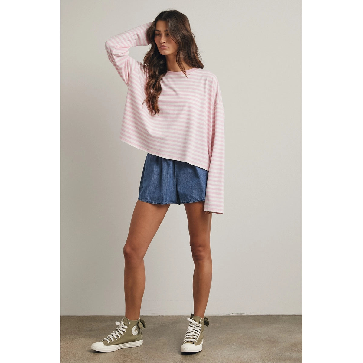 Striped Long Sleeve Top