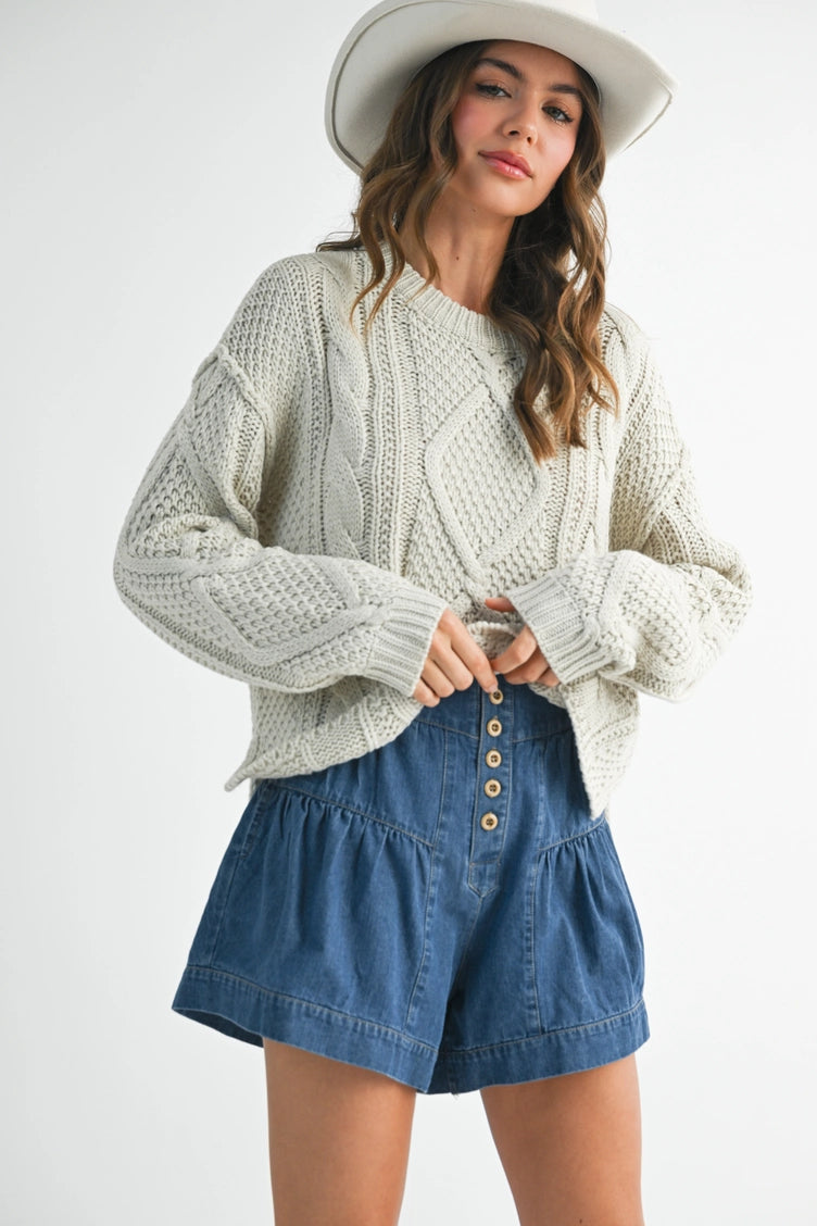 Adela Cable Knit Sweater