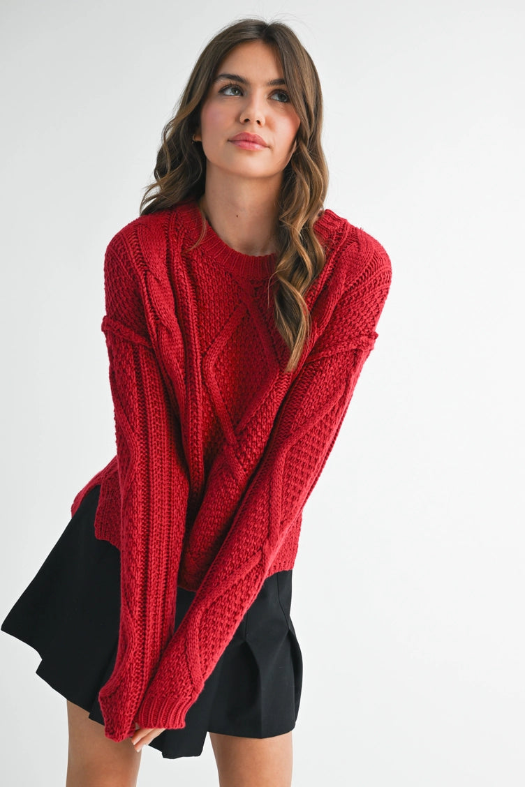Adela Cable Knit Sweater
