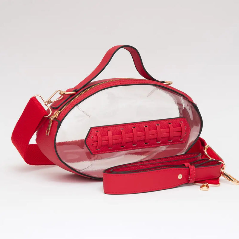 Football Clear Crossbody Bag