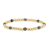 Stretch Beaded Bracelet with Stone Accents