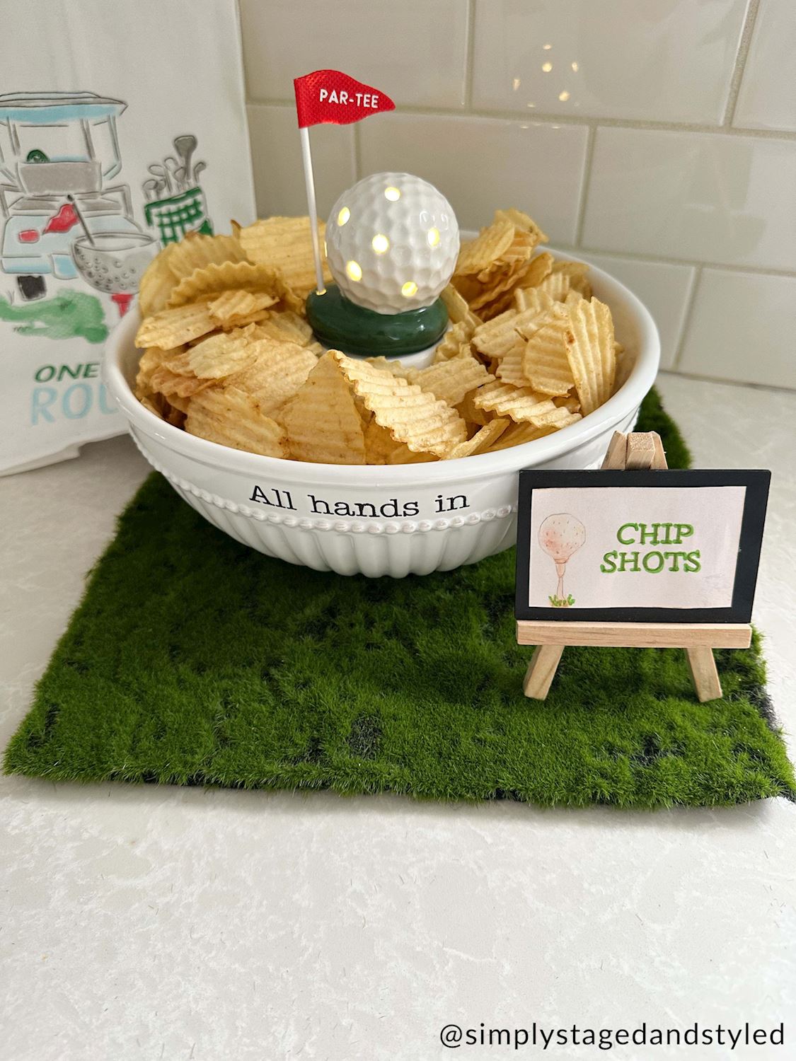 Golf Ball Light Up Sitter