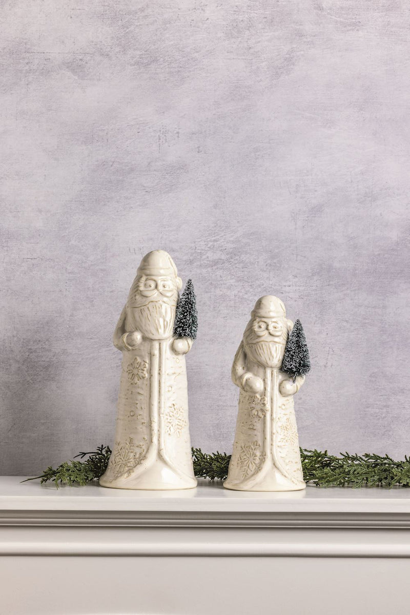 White Christmas Santa Sitter