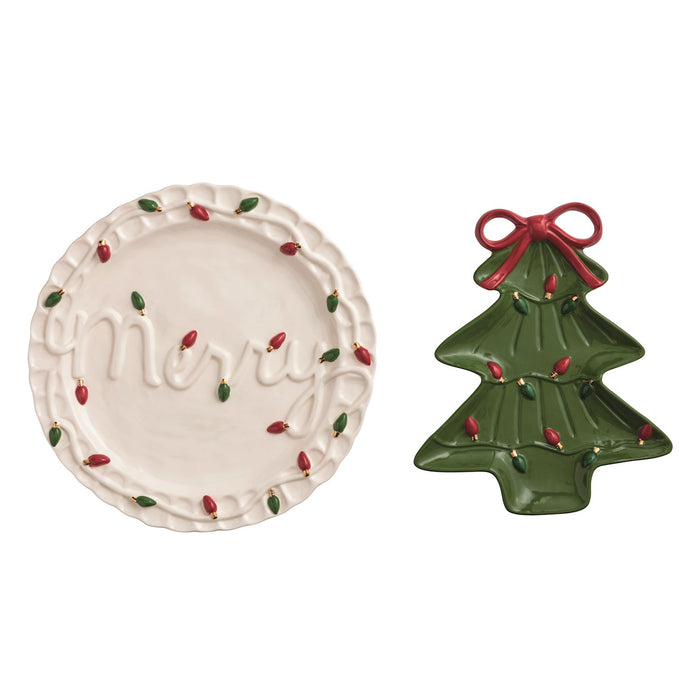 Christmas Light Platter