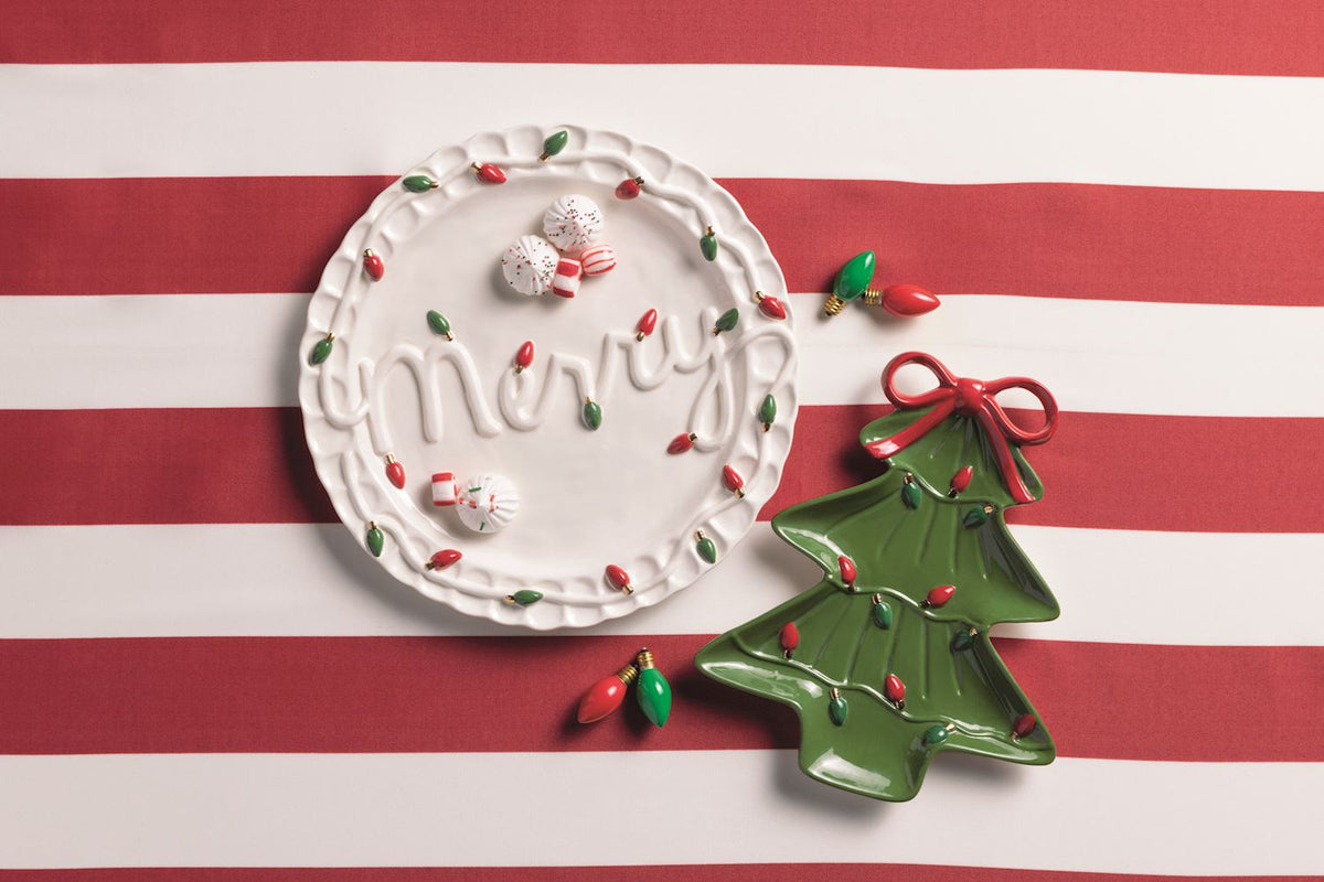 Christmas Light Platter