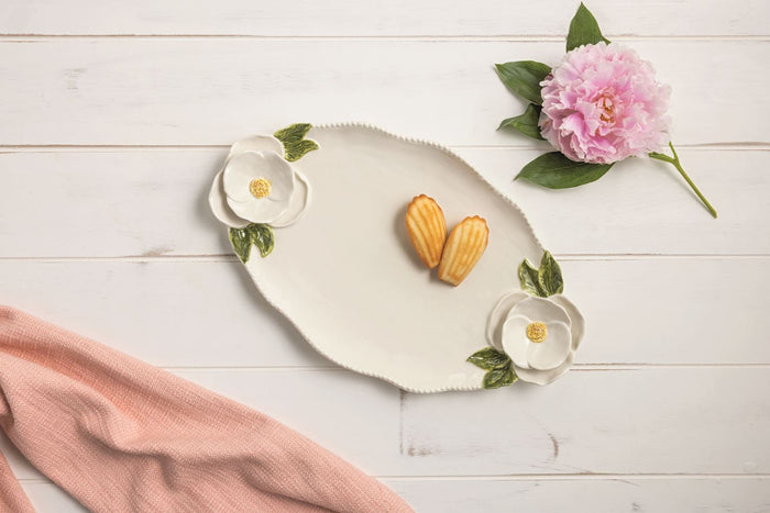 Flower Handle Platter