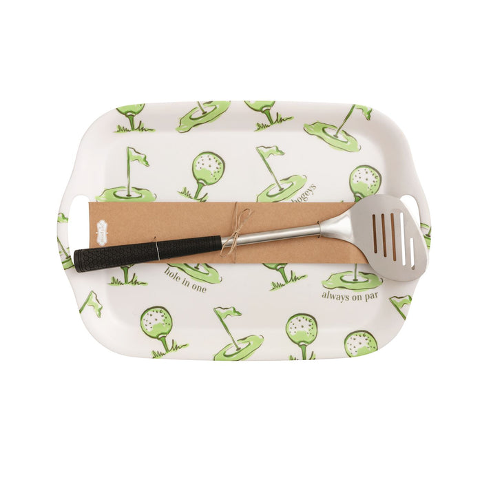 Golf Melamine Tray Set