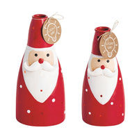 Santa Light Up Taper Holder