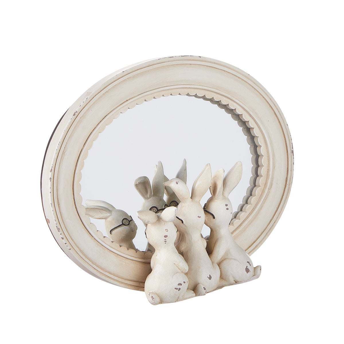 Rabbits with Glasses Mirror