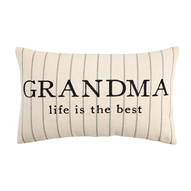 Striped Grandma Pillow