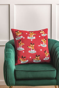 Reindeer Names Pillow