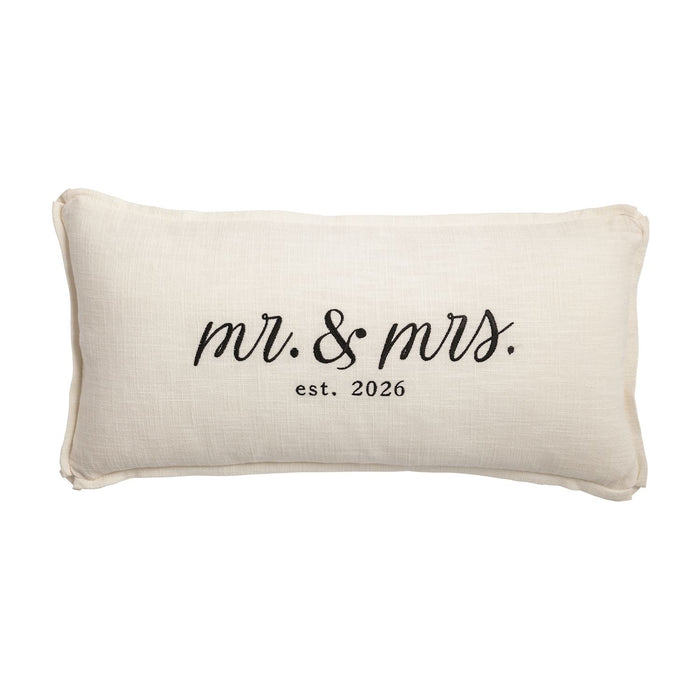 Mr & Mrs 2026 Pillow