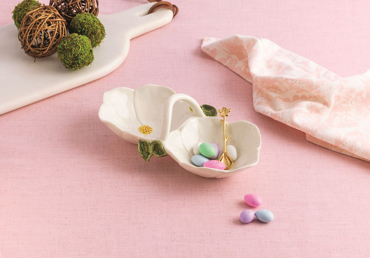 Flower Double Tidbit Set