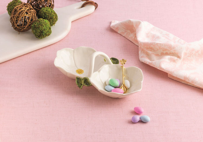 Flower Double Tidbit Set