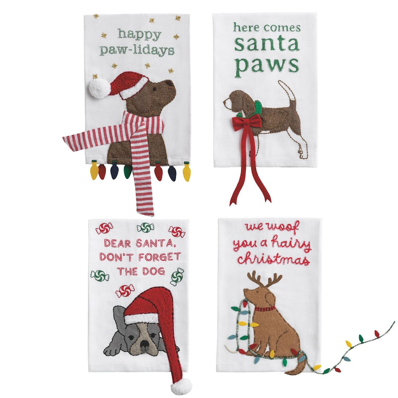 Christmas Pet Dangle Towel