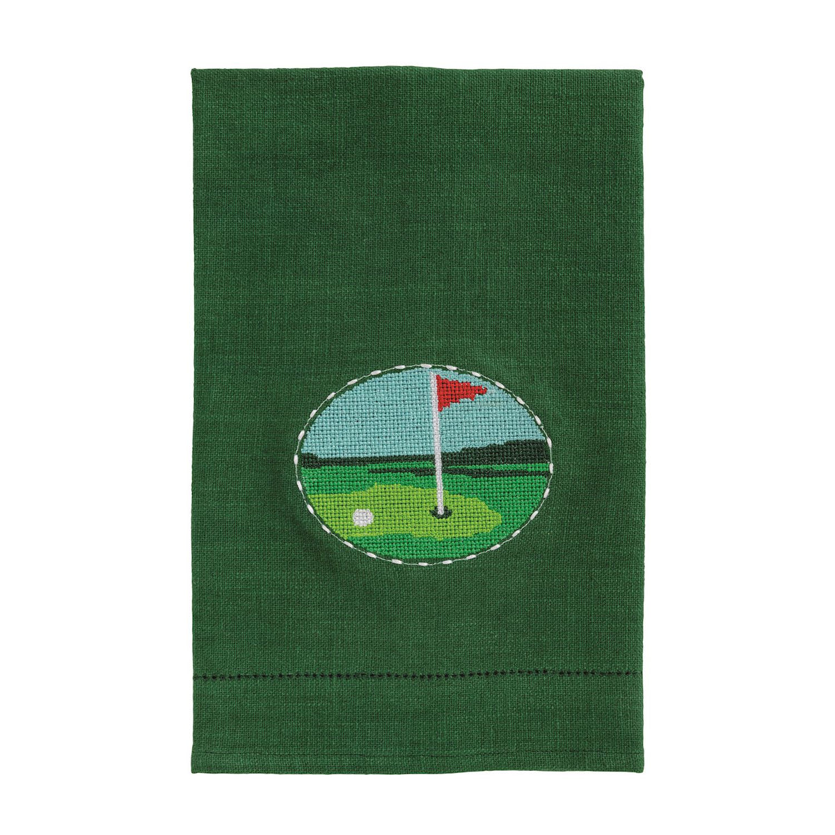 Golf Needlepoint Towel