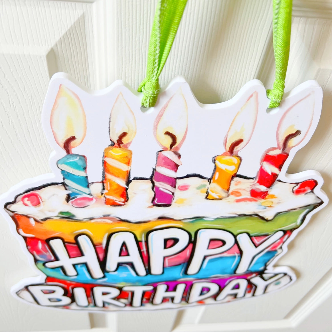 Birthday Cake Door Hanger