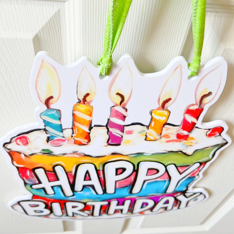 Birthday Cake Door Hanger