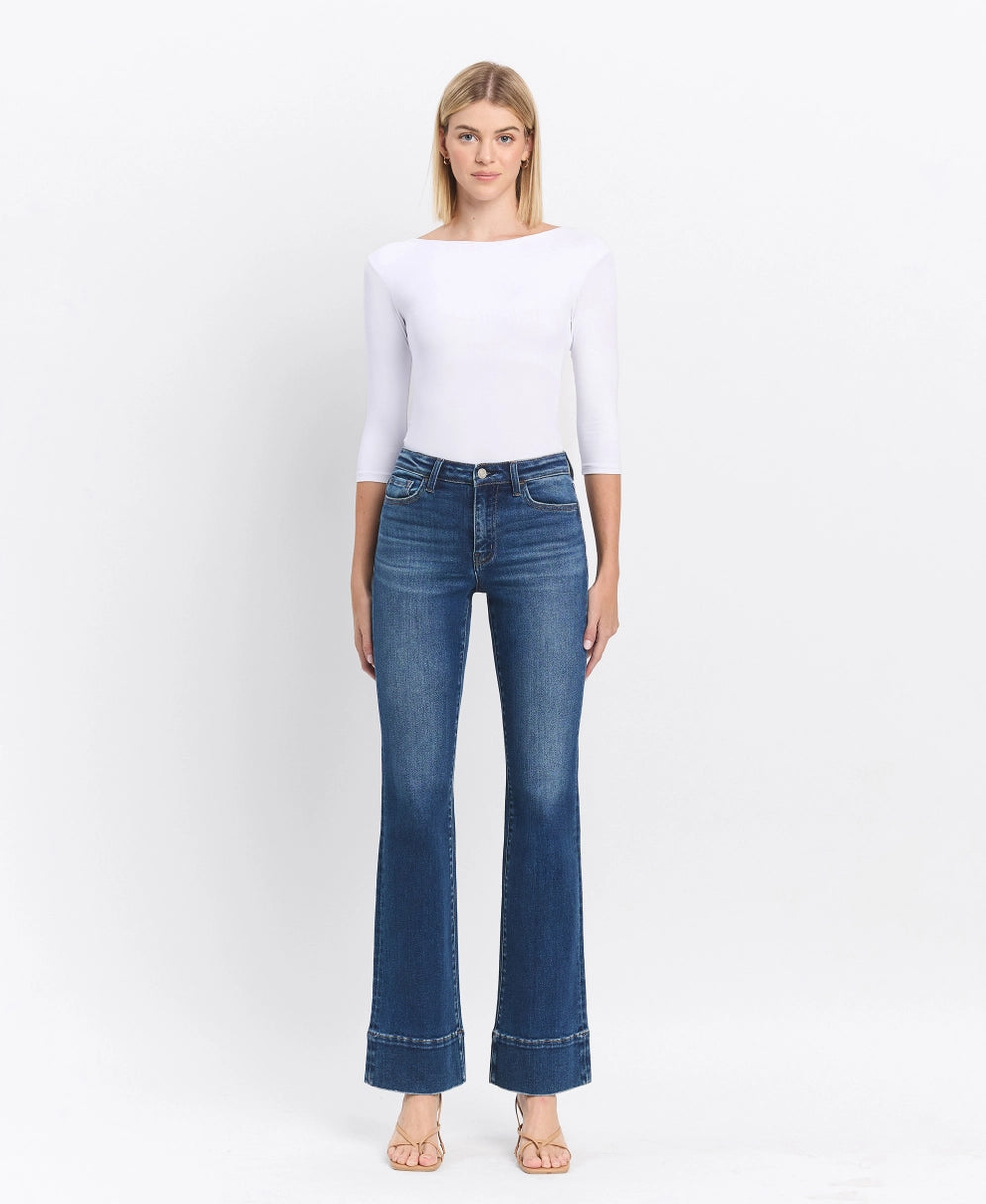 Trouser Hem Bootcut Jeans