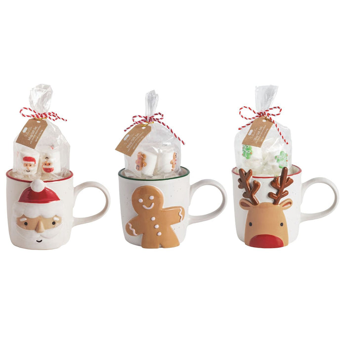 Christmas Mug with Marshmallows