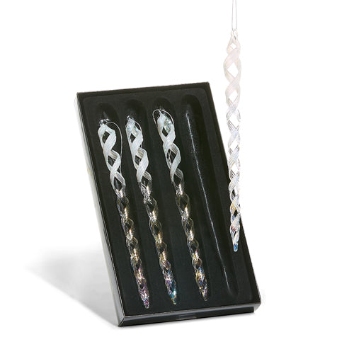 Iridescent Finial Ornaments